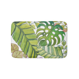 Tropische lekkage in Waterverf Badmat