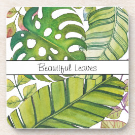 Tropische lekkage in Waterverf Bier Onderzetter