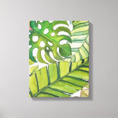 Tropische lekkage in Waterverf Canvas Afdruk (Voorkant)