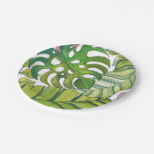 Tropische lekkage in Waterverf Papieren Bordje (Gekanteld)