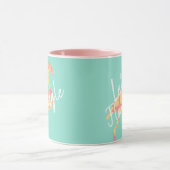Tropische Let's Flamingle Flamingo & Pineapples Mok (Midden)