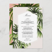 Tropische liefde / Menu (Voorkant / Achterkant)