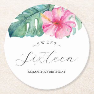 Tropische Luau aangepaste Onderzetters