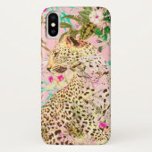 Tropische luipdruk floral Hawaiian Case-Mate iPhone Case (Achterkant)
