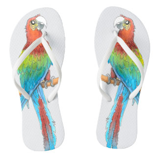 Tropische Macaw Parrot Teenslippers