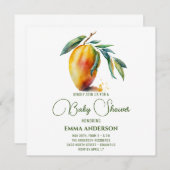 Tropische Mango | BABY SHOWER (Voorkant / Achterkant)