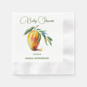 Tropische Mango   BABY SHOWER Servet