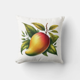 Tropische mango fruit botanisch kussen