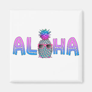 Tropische mantel Aloha-ananas Magneet
