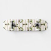Tropische mantel en palmen skateboard (Horizontaal)