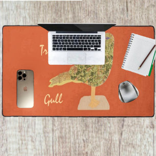 Tropische meeuw bureaumat