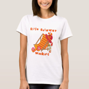 Tropische meisjes Getaway Weekend T-shirt