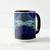 Tropische Mok vis en kleurrijk koraalrif voor vade (Voorkant rechts)