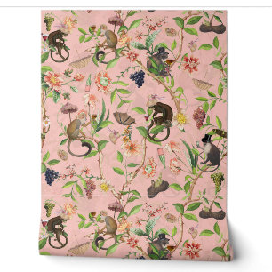 Tropische Monkey Gardenparty Chinoiserie Behang