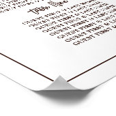 Tropische Monstera Beach Bruiloft Zitkaarten Poster (Hoek)