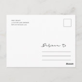 Tropische monstera groene bladfauna sparen de datu briefkaart (Achterkant)