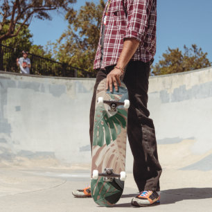 Tropische Monstera Jungle Bladeren 2 Skateboard