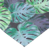 Tropische monstera Leaves Tafelkleed (Gekanteld)