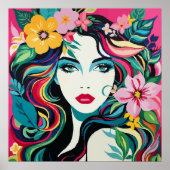 tropische muze poster (Voorkant)