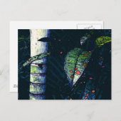 Tropische nacht briefkaart (Voorkant / Achterkant)