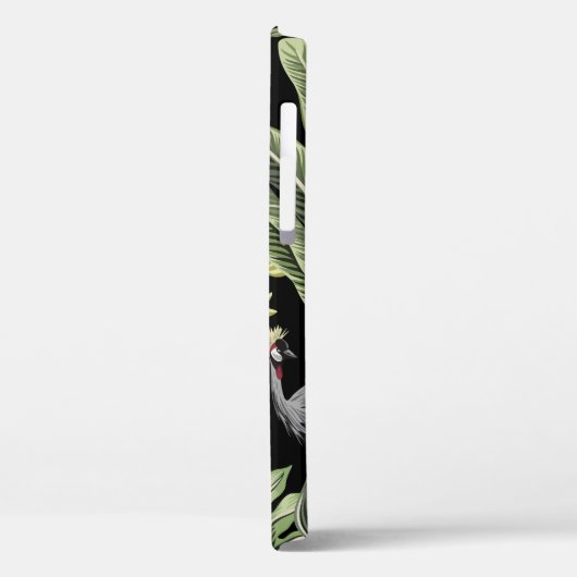 Tropische  nachtkraanvogel, palmbomen, verbod Case-Mate iPhone case (Achterkant / Links)