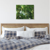 Tropische Natuur bos van palmbomen Canvas Afdruk (Insitu (Slaapkamer))