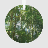 Tropische Natuur bos van palmbomen Ornament (achterkant)