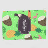 Tropische Natuur Golfhanddoek (Horizontaal)