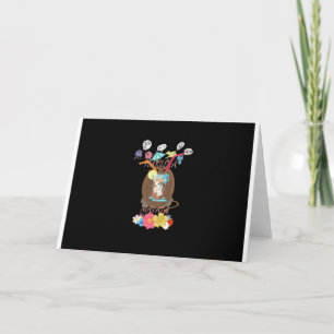 Tropische Natuur's Bounty" Kokosnoot limonade kuns Feestdagen Kaart