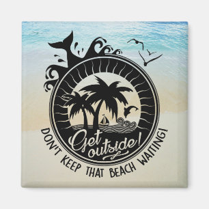 Tropische Ocean Pun Hou dat strand niet in de st Magneet