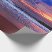 Tropische Ocean Sunset Cadeaupapier (Hoek)