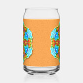 tropische oceanen blikvorm glas (Links)
