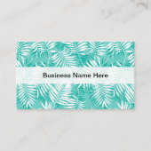 Tropische olie visitekaartje (Voorkant)