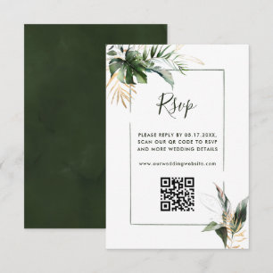 Tropische olievlekken Groene Berichten RSVP met QR Informatiekaartje