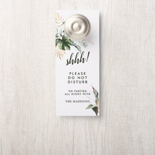 Tropische olievlekken Groene Bouw storen niet (Op knop)