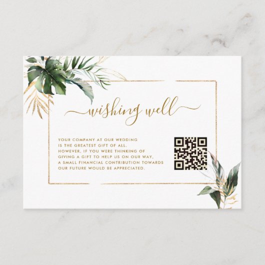 Tropische olievloeistoornis met QR-code Informatiekaartje (Voorkant)