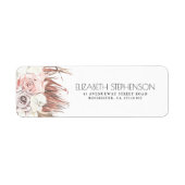 Tropische olievorming met gedroogd handpalm etiket (Voorkant)