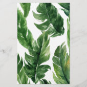 Tropische Olifant Jongen Baby shower Baby Voorspel (Achterkant)