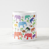 Tropische olifanten jumbo beker (Voorkant)