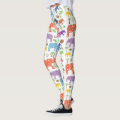 Tropische olifanten leggings (Links)