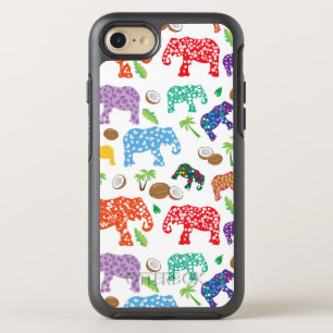 Tropische olifanten OtterBox symmetry iPhone 8/7 hoesje