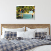 Tropische ontsnapping canvas afdruk (Insitu (Slaapkamer))