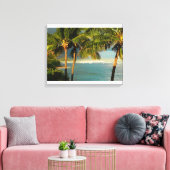 Tropische ontsnapping canvas afdruk (Insitu (Woonkamer))