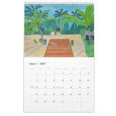 Tropische ontsnappingskalender kalender (Mar 2027)