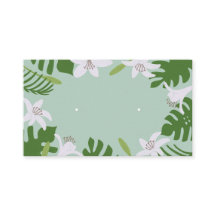 Tropische Oorbel Sieraden Display Kaart