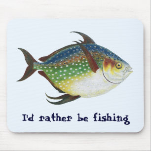 Tropische opaat,  zeewaterdier muismat