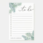 Tropische opslag aangepast aan lijst post-it® notes (Voorkant)