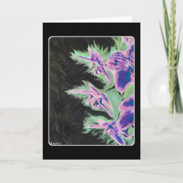 'Tropische Orchidee' Schilderij op een Bedankkaart