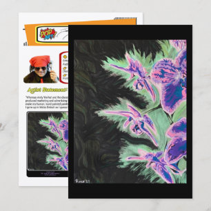 ‘Tropische Orchidee’ Schilderij op een Kleine Scha Kaart