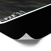 'Tropische Orchidee' Schilderij op een Poster (Hoek)